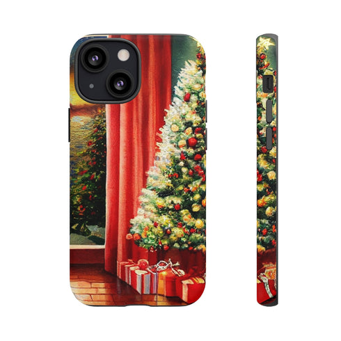 Christmas Tree in Cozy Holiday Home - Impact Resistant Phone Case iPhone 13 Mini Matte
